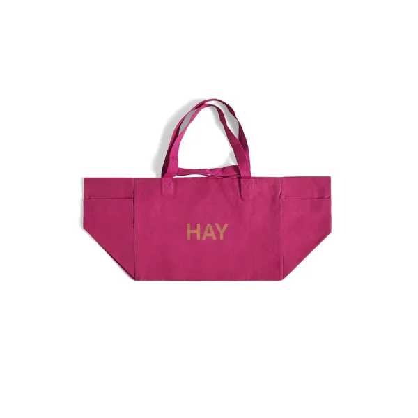 Sacs & Cabas^Hay Sac Weekend En Coton Recycle - Fuchsia