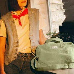 Sacs & Cabas^RIVE DROITE Sauval Le City Bag En Coton Recycle Beige