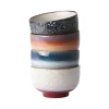 Bols & Coupelles^HK Living Set De 4 Bols Ceramique 70'S Noodls