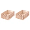 Paniers & Boîtes^Liewood Set De 2 Caisses Weston M - Rose