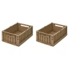 Paniers & Boîtes^Liewood Set De 2 Caisses Weston M - Oat