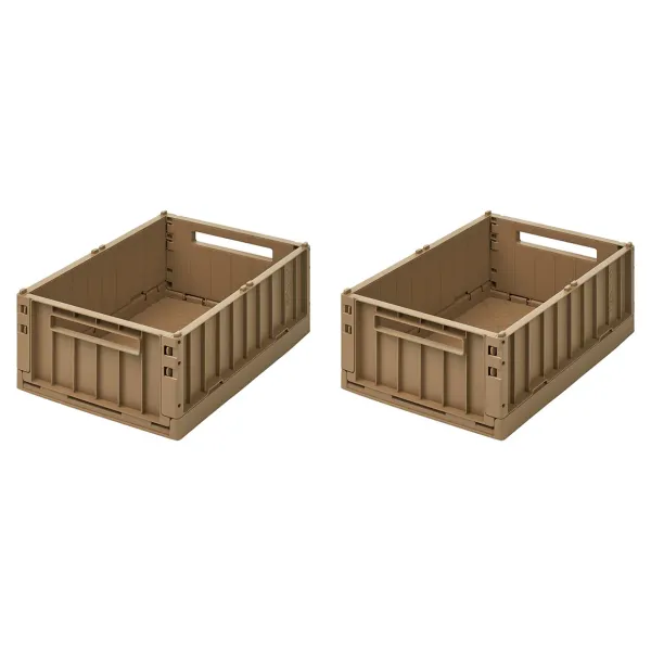Paniers & Boîtes^Liewood Set De 2 Caisses Weston M - Oat