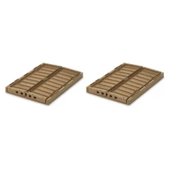 Paniers & Boîtes^Liewood Set De 2 Caisses Weston M - Oat