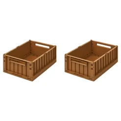 Paniers & Boîtes^Liewood Set De 2 Caisses Weston M - Golden Caramel