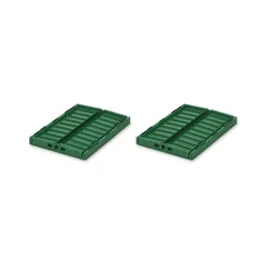 Paniers & Boîtes^Liewood Set De 2 Caisses Weston S - Vert Jardin