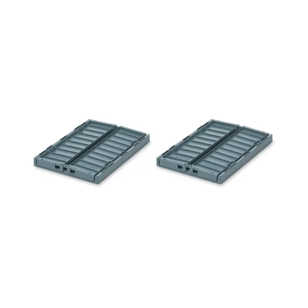 Paniers & Boîtes^Liewood Set De 2 Caisses Weston S - Bleu Baleine