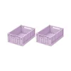 Paniers & Boîtes^Liewood Set De 2 Caisses Weston S - Lavande Clair