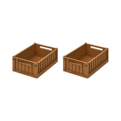 Paniers & Boîtes^Liewood Set De 2 Caisses Weston S - Golden Caramel