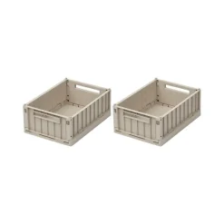 Paniers & Boîtes^Liewood Set De 2 Caisses Weston S - Sable
