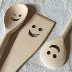Ustensiles De Cuisine^Sélectionné par Fleux Set De 3 Couverts Happy Spoon - Cuilleres Et Spatule Bois