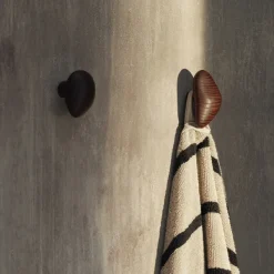 Porte-manteaux & Patères^Ferm Living Set De 2 Crochets Cairn - Marron Fonce