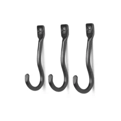 Porte-manteaux & Patères^Ferm Living Set De 3 Pateres Curvature Laiton Dore