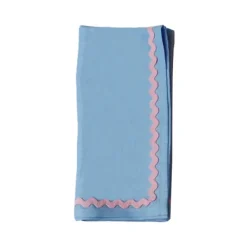 Sets De Table & Dessous De Verre^Sélectionné par Fleux Set De 2 Serviettes Ric-Rac Bleu