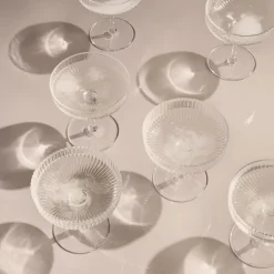 Carafes & Verres^Ferm Living Set De 2 Verres A Champagne Ripple Transparent