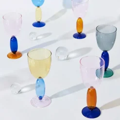 Carafes & Verres^Sélectionné par Fleux Set De 2 Verres A Vin Boon Jaune