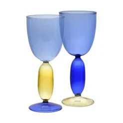 Carafes & Verres^Sélectionné par Fleux Set De 2 Verres A Vin Boon Jaune