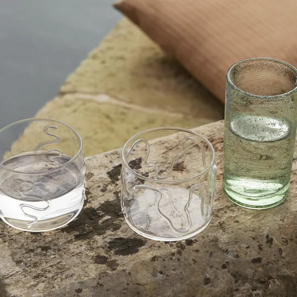 Carafes & Verres^Ferm Living Set De 2 Verres Doodle - Transparent