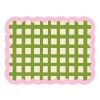 Sets De Table & Dessous De Verre^Fleux Set De Table Biscotti A Carreaux - 38 Cm X 48 Cm -Kaki & Rose