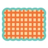 Sets De Table & Dessous De Verre^Fleux Set De Table Biscotti A Carreaux - 38 Cm X 48 Cm -Rouge & Bleu