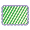 Sets De Table & Dessous De Verre^Fleux Set De Table Biscotti A Rayures - 38 Cm X 48 Cm - Vert & Violet