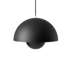 Suspensions^And Tradition Suspension Flowerpot Vp7 - Noir Mat