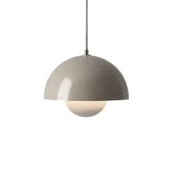 Suspensions^And Tradition Suspension Flowerpot Vp1 By Verner Panton - Gris Beige