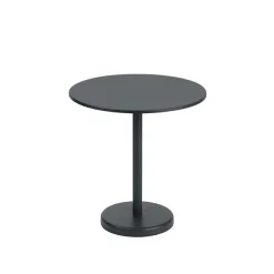 Tables D'extérieur^Muuto Table A Cafe Linear Steel Black - O 70 X H73 Cm