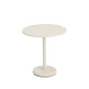 Tables D'extérieur^Muuto Table A Cafe Linear Steel Off-White - O 70 X H73 Cm