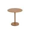 Tables D'extérieur^Muuto Table A Cafe Linear Steel Burnt Orange - O 70 X H 73 Cm