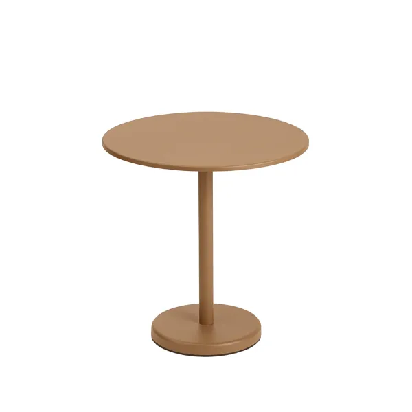 Tables D'extérieur^Muuto Table A Cafe Linear Steel Burnt Orange - O 70 X H 73 Cm