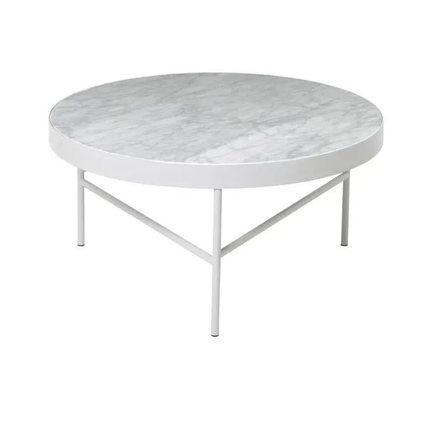 Tables Basses & D'Appoint^Ferm Living Table Basse En Marbre - Blanc