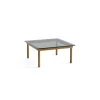 Tables Basses & D'Appoint^Hay Table Basse Kofi Chene Massif & Verre Teinte Gris - L 80 X L 80 X H 36 Cm