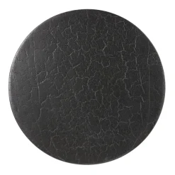 Tables Basses & D'Appoint^Ethnicraft Table Basse Luna - Lava - Noir - O 50 X H 45 Cm