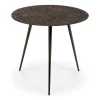 Tables Basses & D'Appoint^Ethnicraft Table Basse Luna - Lava - Whisky - O 50 X H 45 Cm