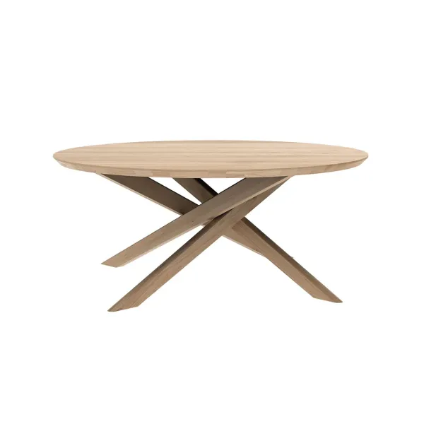 Tables Basses & D'Appoint^Ethnicraft Table Basse Mikado Chene Ronde