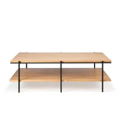 Tables Basses & D'Appoint^Ethnicraft Table Basse Rise En Chene - L 120 Cm