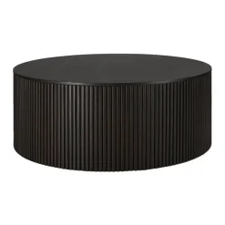 Tables Basses & D'Appoint^Ethnicraft Table Basse Ronde Roller Max En Acajou - Marron