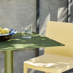 Tables D'extérieur^Hay Table Cone Palissade - L 65 X P 65 X H 74 Cm - Olive