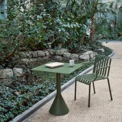 Tables D'extérieur^Hay Table Cone Palissade - L 65 X P 65 X H 74 Cm - Olive