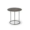 Tables Basses & D'Appoint^Ethnicraft Table D'Appoint Celeste - Lava - Whisky - O 47 Cm