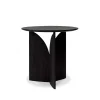 Tables Basses & D'Appoint^Ethnicraft Table D'Appoint Fin En Teck Noir Verni - O 50 Cm