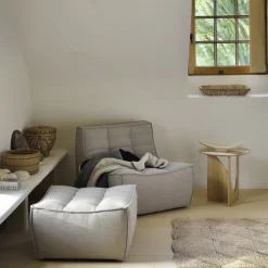 Tables Basses & D'Appoint^Ethnicraft Table D'Appoint Geometric Chene Verni - O 51 X H 50 Cm