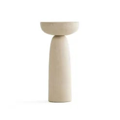 Tables Basses & D'Appoint^MOGG Table D'Appoint Olo - O 30 X H 61 Cm - Ivoire