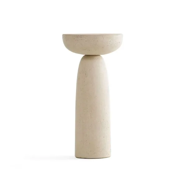 Tables Basses & D'Appoint^MOGG Table D'Appoint Olo - O 30 X H 61 Cm - Ivoire