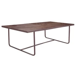 Tables Basses & D'Appoint^Honoré Table Paloma Bois Clair / Brun - 130 X 70 Cm