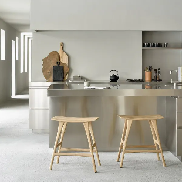 Chaises^Ethnicraft Tabouret Haut Osso En Chene