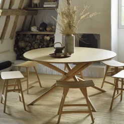 Chaises^Ethnicraft Tabouret Osso En Chene