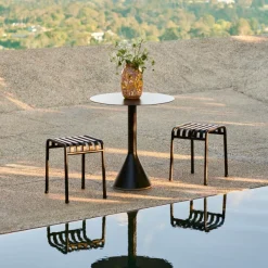 Chaises^Hay Tabouret Palissade En Acier Poudre - Anthracite