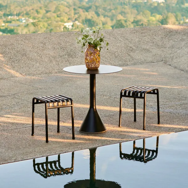 Chaises^Hay Tabouret Palissade En Acier Poudre - Anthracite