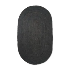 Tapis^Ferm Living Tapis Eternal Jute Ovale - 230 X 340 Cm - Noir